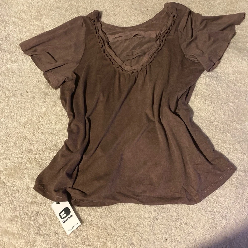 Brown Blouse by Buckle - Picture 1 of 3